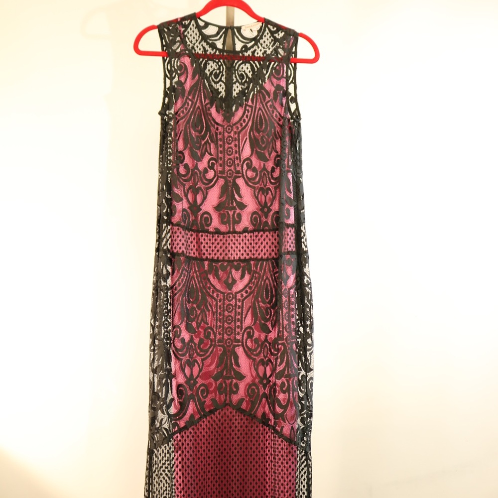 1920's Style Pink and Black Juicy Couture dress